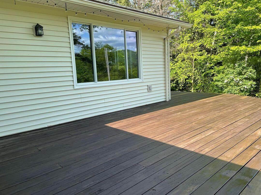 Exterior and deck painting